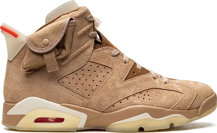 x Travis Scott Air Jordan 6 Retro SP "British Khaki Promo Sample" sneakers