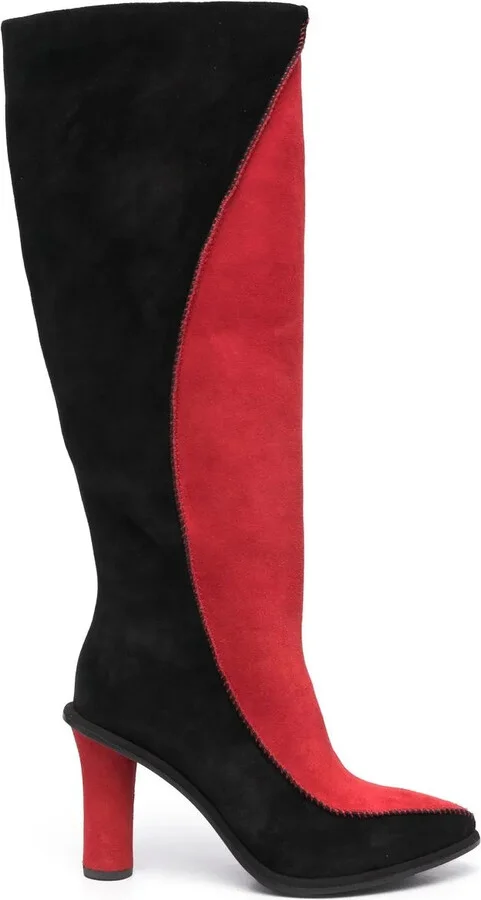 x Tschabalala Fatale two-tone boots