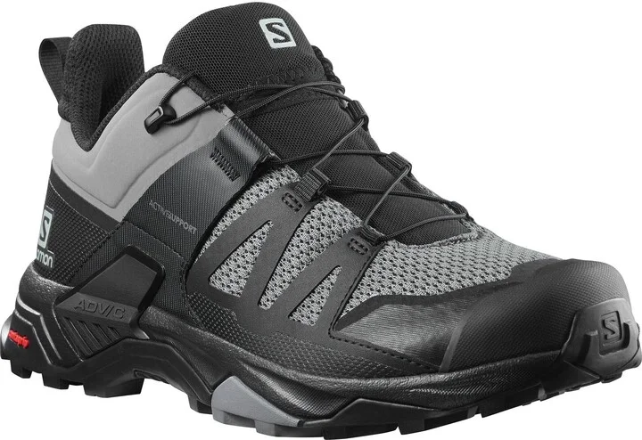 X Ultra 4 413856 Sneakers Men's Quiet Shade Black Low Top Hiking Shoes