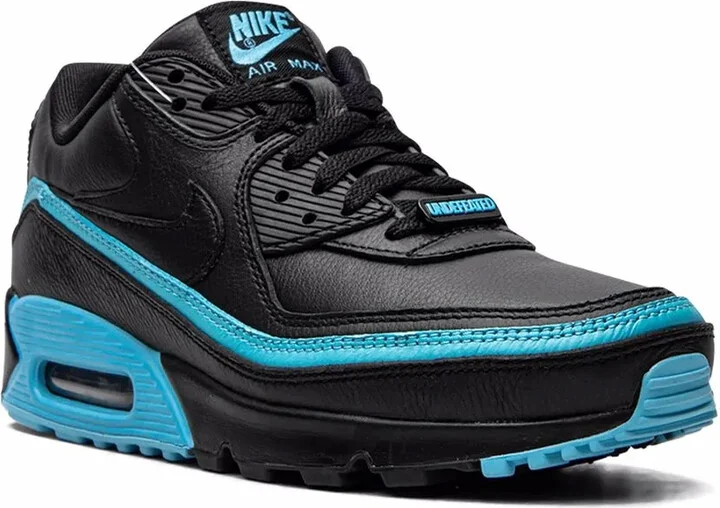 x Undefeated Air Max 90 "Black/Blue Fury" sneakers - Image 2