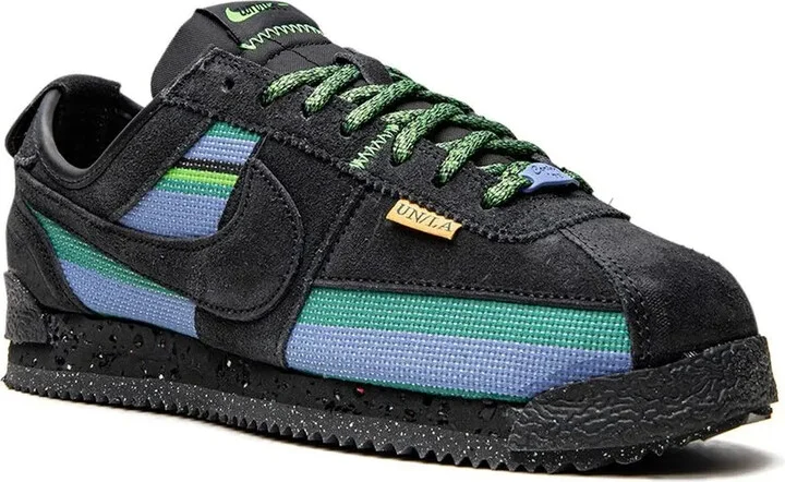 x Union Cortez "Black/Blue" sneakers - Image 2