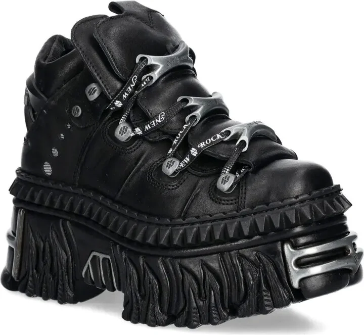 x Vetements flame-detailed platform sneakers - Image 2