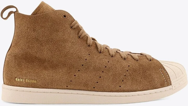X Wales Bonner Hi Suede High-Top Sneakers