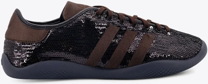 X Wales Bonner Sequined Low-Top Sneakers