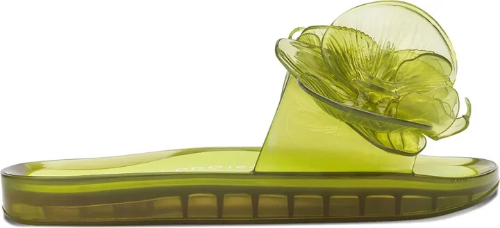 x Y/Project floral-embellished slides