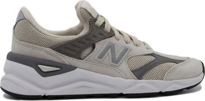 X90 panelled lace-up sneakers