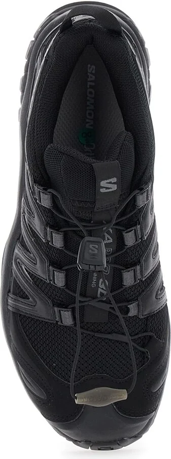 'xa Pro 3d' Black Sneakers With Logo Patch On The Side And Panelled Design In Tech Fabric Unisex - Image 4