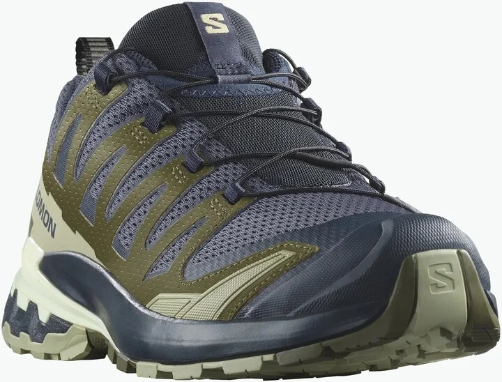 XA PRO 3D V9 474675 Sneakers Men Black Green Low Top Trail Running Shoes