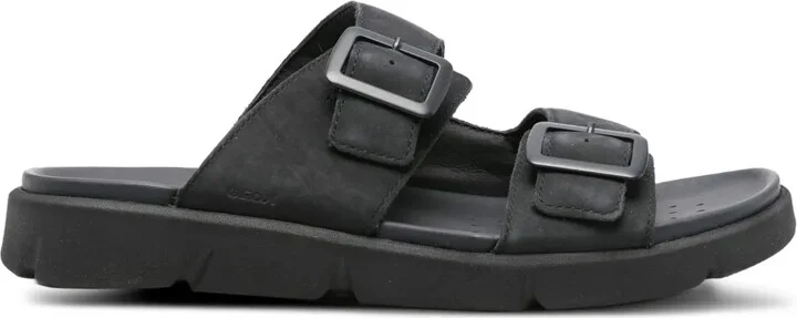 Xand double buckle leather sandals