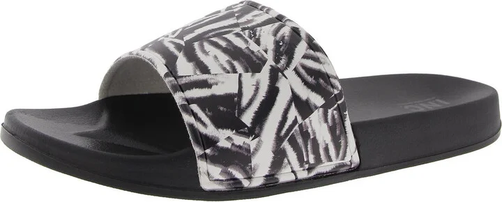 Xander Mens Peep-Toe Footbed Pool Slides