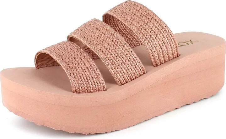 XOXO Women's Ben Flat Sandal