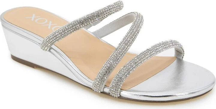 XOXO Women's Fallon Wedge Sandal