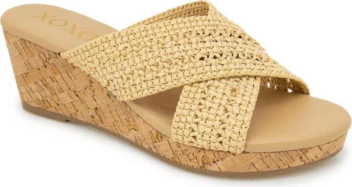 XOXO Women's JANAINE-B Wedge Sandal
