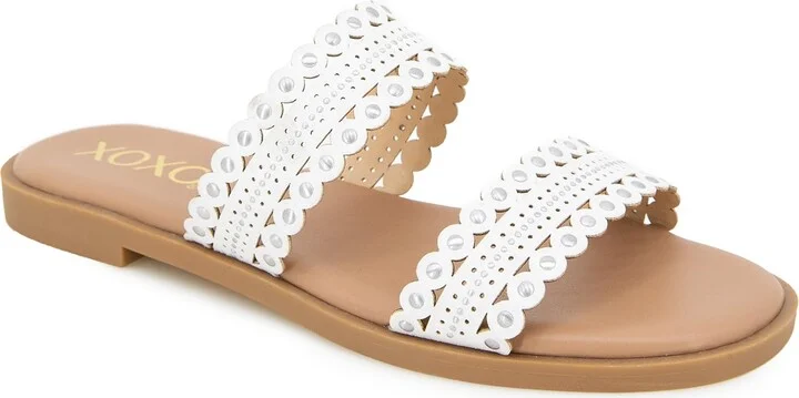 XOXO Women's KEINA-B Flat Sandal