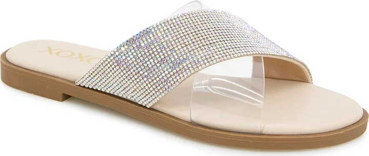 XOXO Women's Marina Flat Sandal