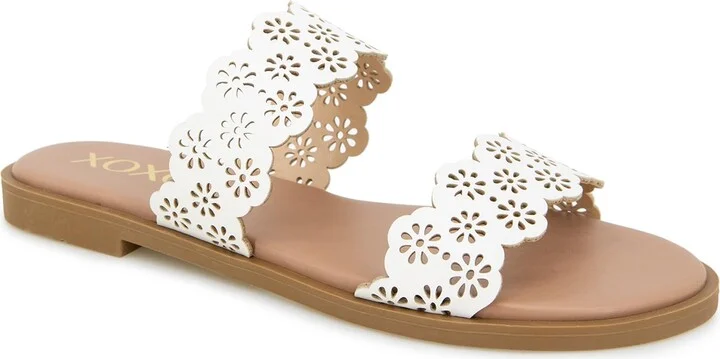 XOXO Women's Mela Flat Sandal