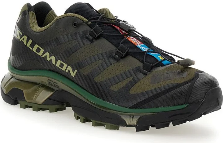 'Xt-4 Og' Green Sneakers With Drawstring In Mesh And Tech Fabric - Image 2