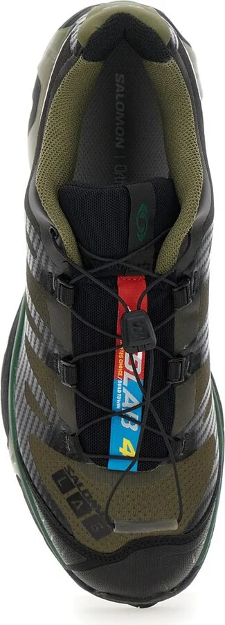 'Xt-4 Og' Green Sneakers With Drawstring In Mesh And Tech Fabric - Image 4