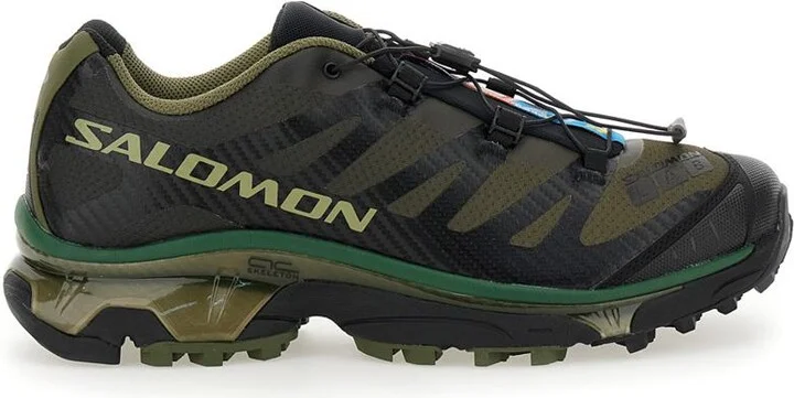 'Xt-4 Og' Green Sneakers With Drawstring In Mesh And Tech Fabric