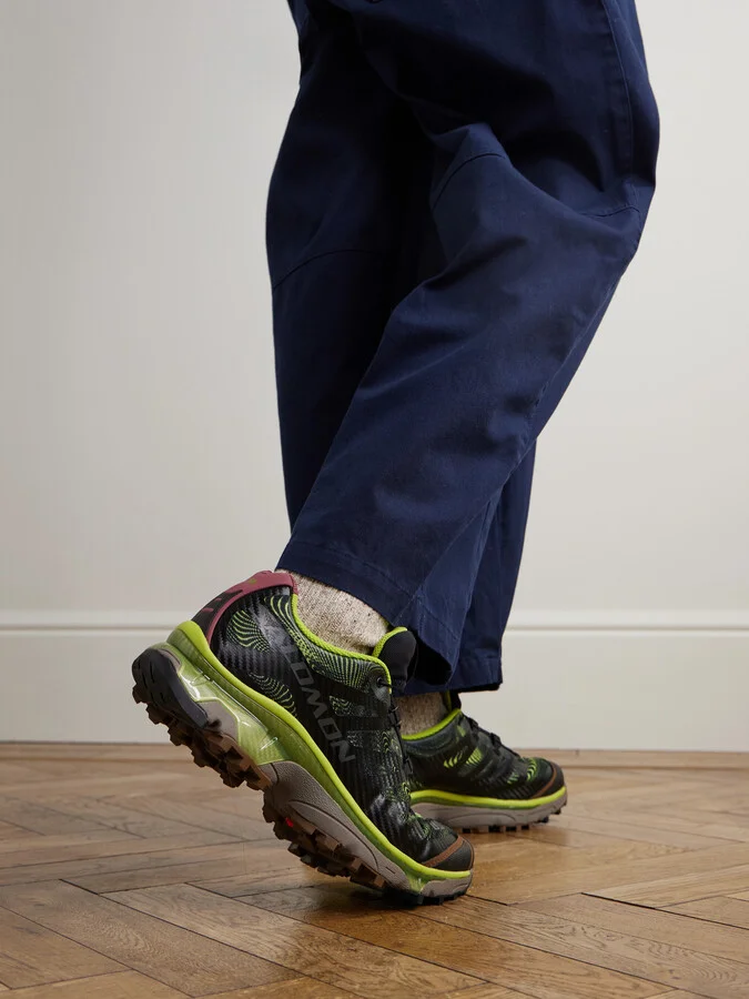 XT-4 Rubber-Trimmed Mesh Sneakers - Image 2