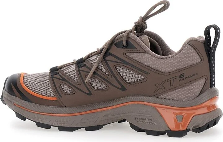'Xt-6 Expanse' Brown Sneakers With Logo Applied On The Tongue And Chunky Sole In Fabric Unisex - Image 3