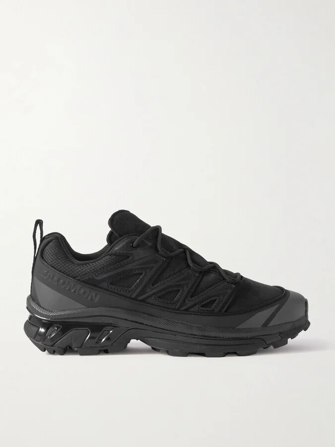 XT-6 Expanse Leather and Suede-Trimmed Nubuck and Mesh Sneakers