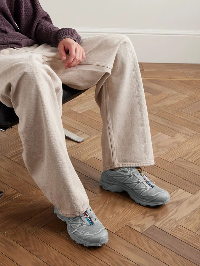 XT-6 Rubber-Trimmed Mesh Sneakers - Image 2