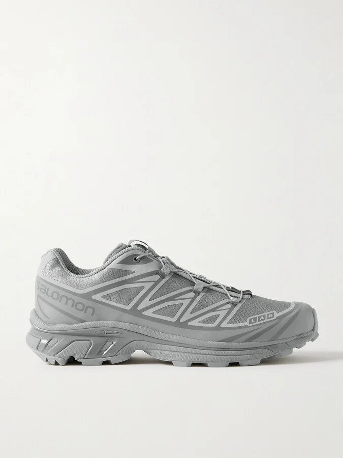 XT-6 Rubber-Trimmed Mesh Sneakers