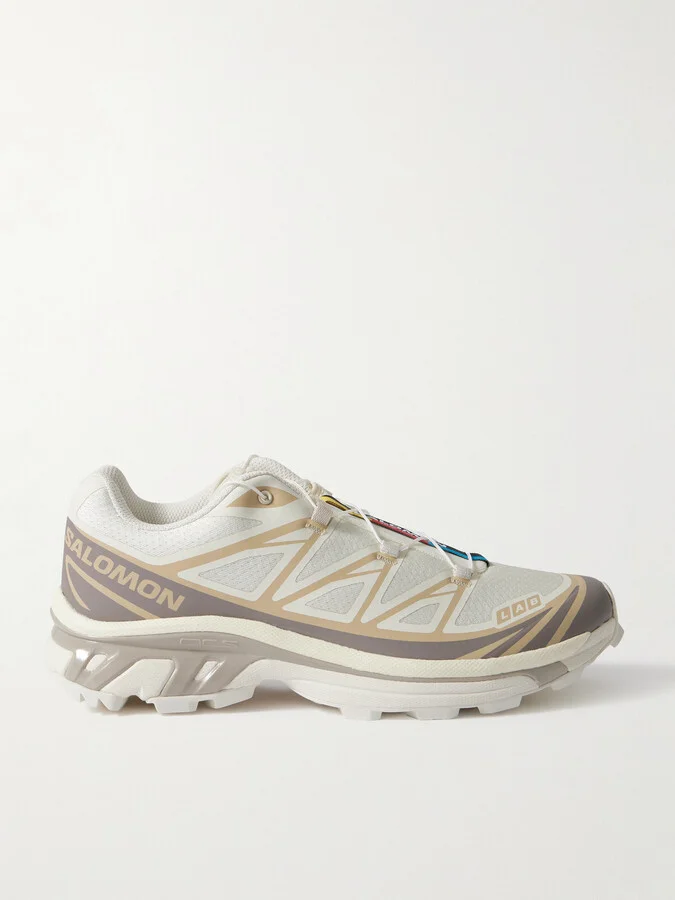 XT-6 Rubber-Trimmed Mesh Sneakers
