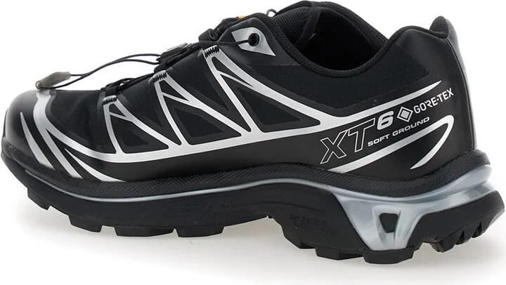 'xt-6 S/lab' Black Sneakers With Drawstring In Mesh And Tech Fabric - Image 3