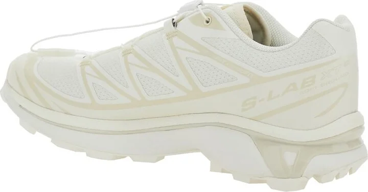 'xt-6 S/lab' White Sneakers With Drawstring In Mesh And Tech Fabric - Image 3