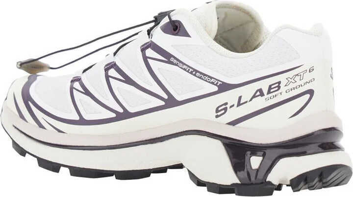 'Xt-6' White Low Top Sneakers With Front Lace-Up Closure And Mxi Logo Lettering In Fabric Unisex - Image 3