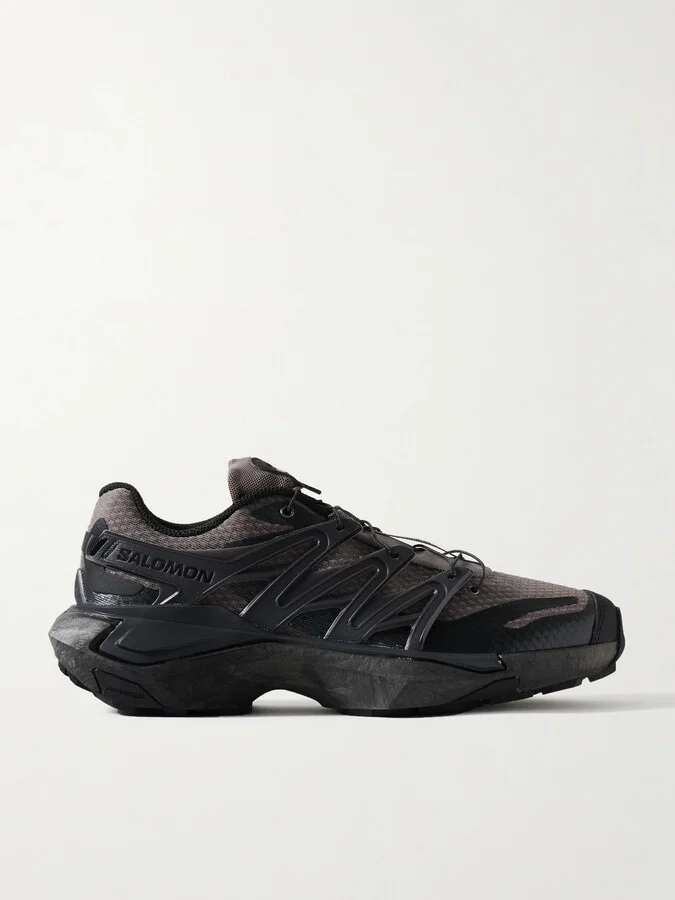 XT PU.RE ADVANCED Rubber-Trimmed Mesh Sneakers