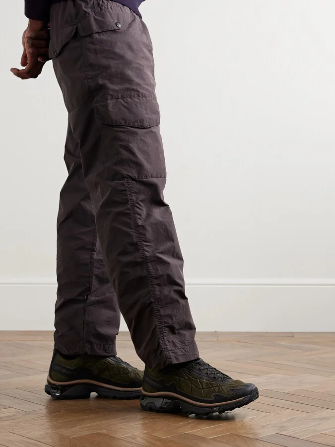 XT-SLATE Rubber-Trimmed Mesh Sneakers - Image 2