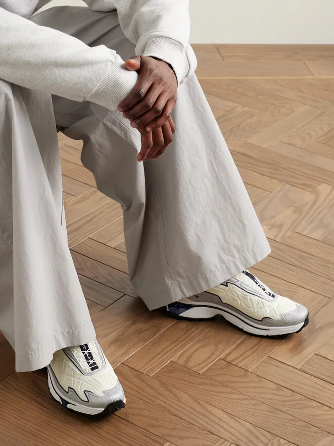 XT-SLATE Rubber-Trimmed Mesh Sneakers - Image 2
