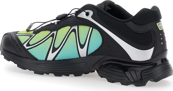 'xt-whisper' Black Sneakers With Printed Logo On The Side And Drawstring Closure In Fabric Unisex - Image 3