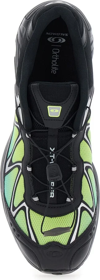 'xt-whisper' Black Sneakers With Printed Logo On The Side And Drawstring Closure In Fabric Unisex - Image 4