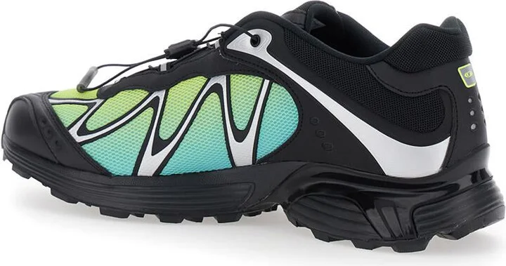 'Xt-Whisper' Black Sneakers With Printed Logo On The Side And Drawstring Closure In Fabric Unisex - Image 3