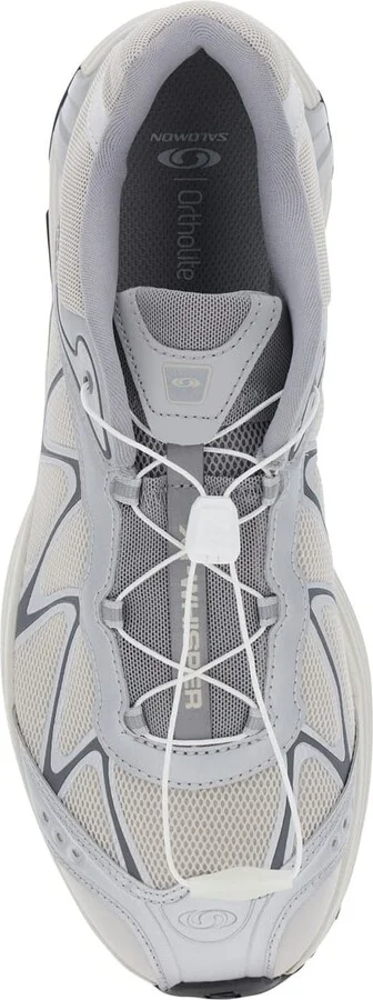 'xt-whisper' Grey Sneakers With Printed Logo On The Side And Drawstring Closure In Fabric Unisex - Image 4