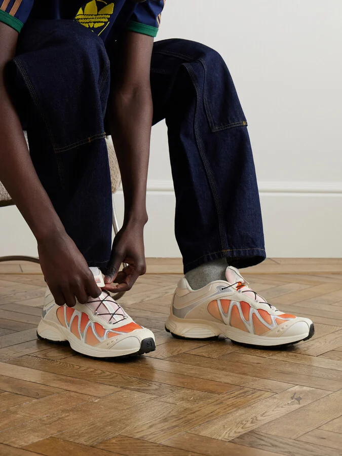 XT-WHISPER Rubber-Trimmed Mesh Sneakers - Image 2