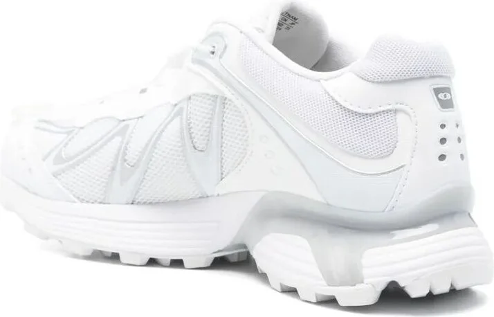'Xt-Whisper' White Sneakers With Printed Logo On The Side And Drawstring Closure In Fabric Unisex - Image 2