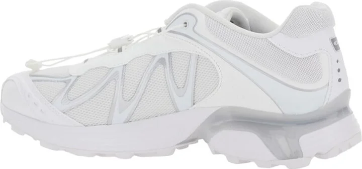 'Xt-Whisper' White Sneakers With Printed Logo On The Side And Drawstring Closure In Fabric Unisex - Image 3