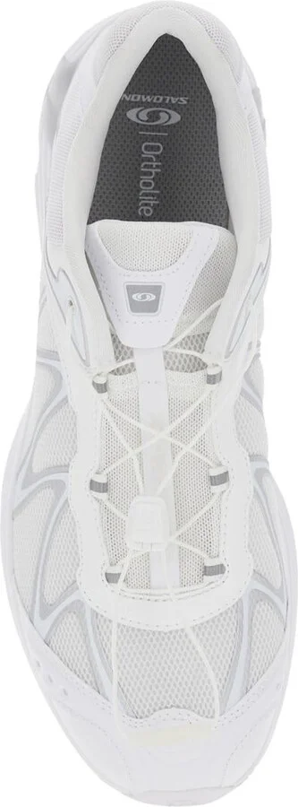 'Xt-Whisper' White Sneakers With Printed Logo On The Side And Drawstring Closure In Fabric Unisex - Image 4
