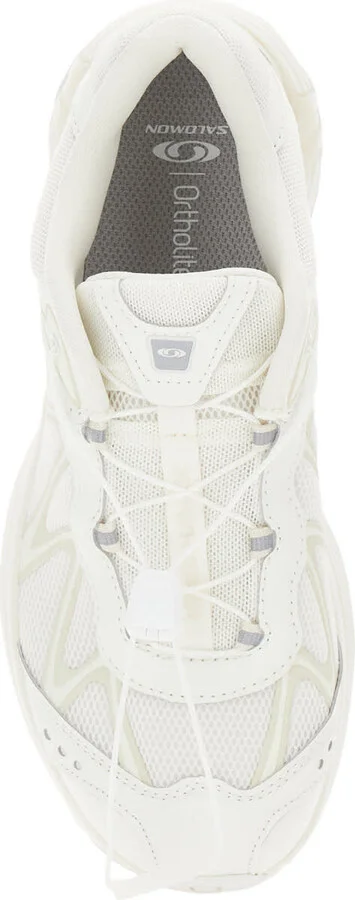 'xt-whisper' White Sneakers With Printed Logo On The Side And Drawstring Closure In Fabric Unisex - Image 4