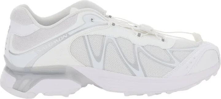 'xt-whisper' White Sneakers With Printed Logo On The Side And Drawstring Closure In Fabric Unisex