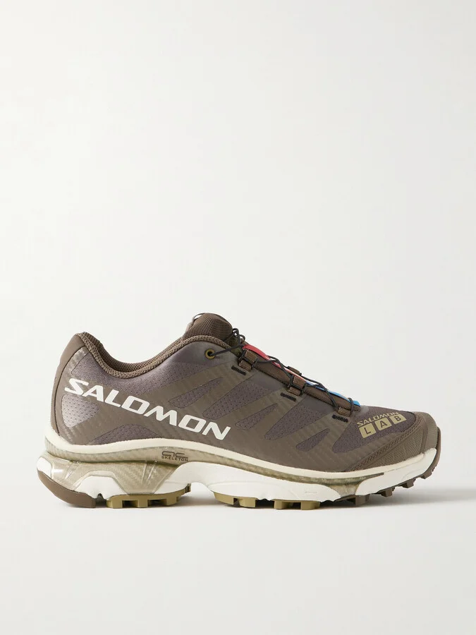 XT4-OG Rubber-Trimmed Mesh Sneakers