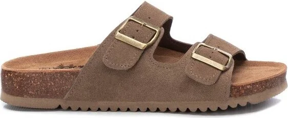 Xti Double Strap Buckle Sandals 36890 - Taupe,