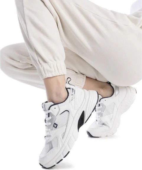 Xti Women's Athletic Casual Sneakers 14358 White - Image 2