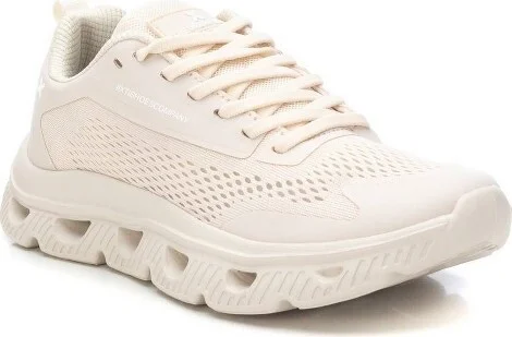 Xti Women's Athletic Casual Sneakers 143588 Beige - Image 3