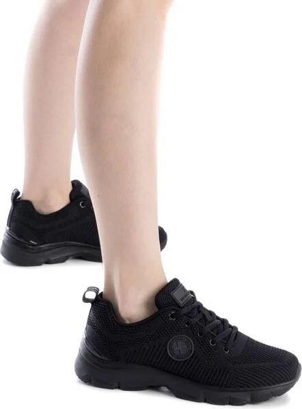 Xti Women's Athletic Casual Sneakers 143614 Black - Image 3